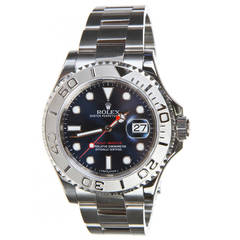 Rolex Stainless Steel Oyster Perpetual Yacht-Master Wristwatch