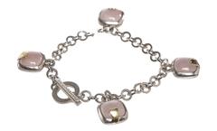 Pianegonda Rose Quartz Sterling Silver Bracelet