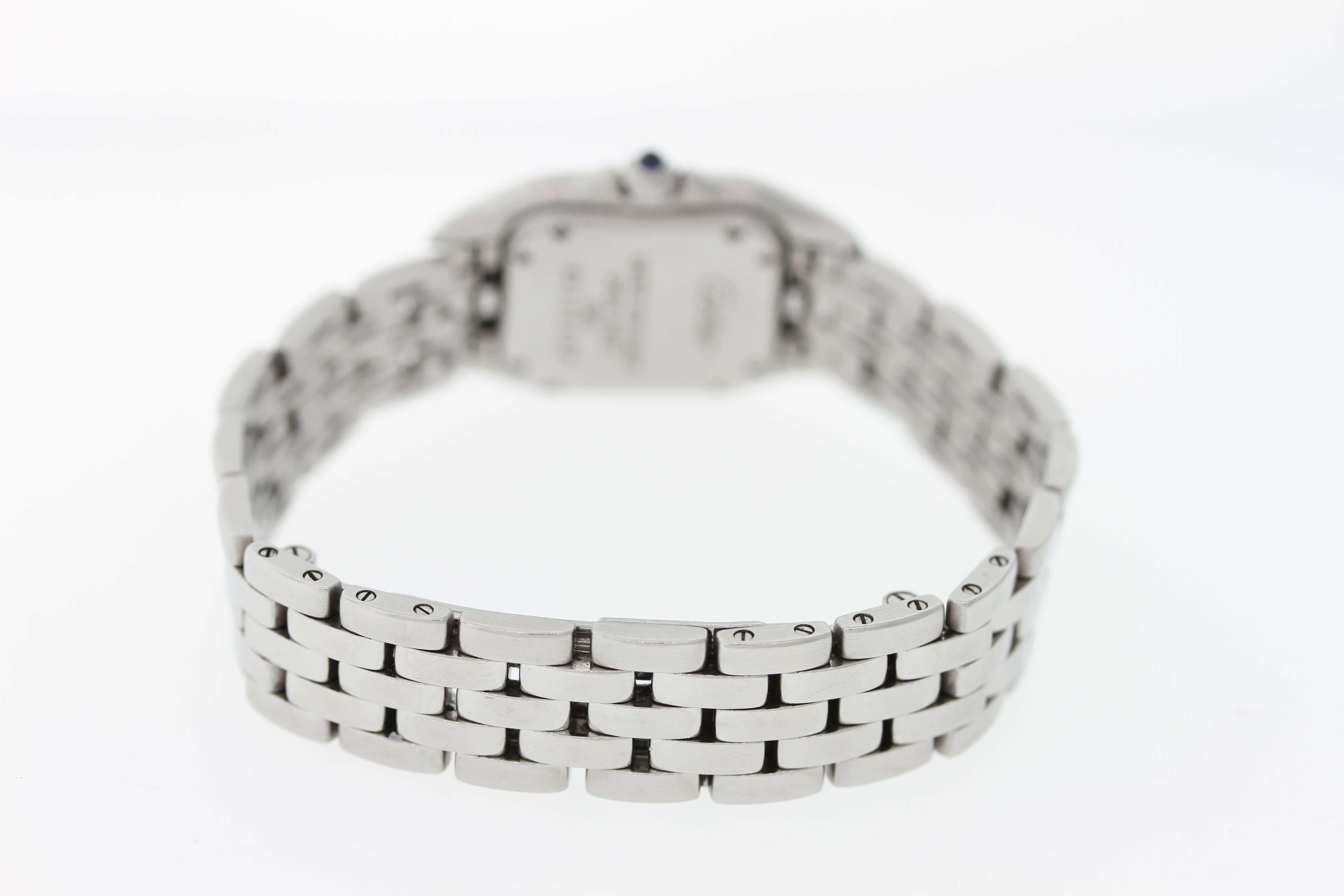 Women's Cartier Lady's Stainless Steel Quartz Wristwatch