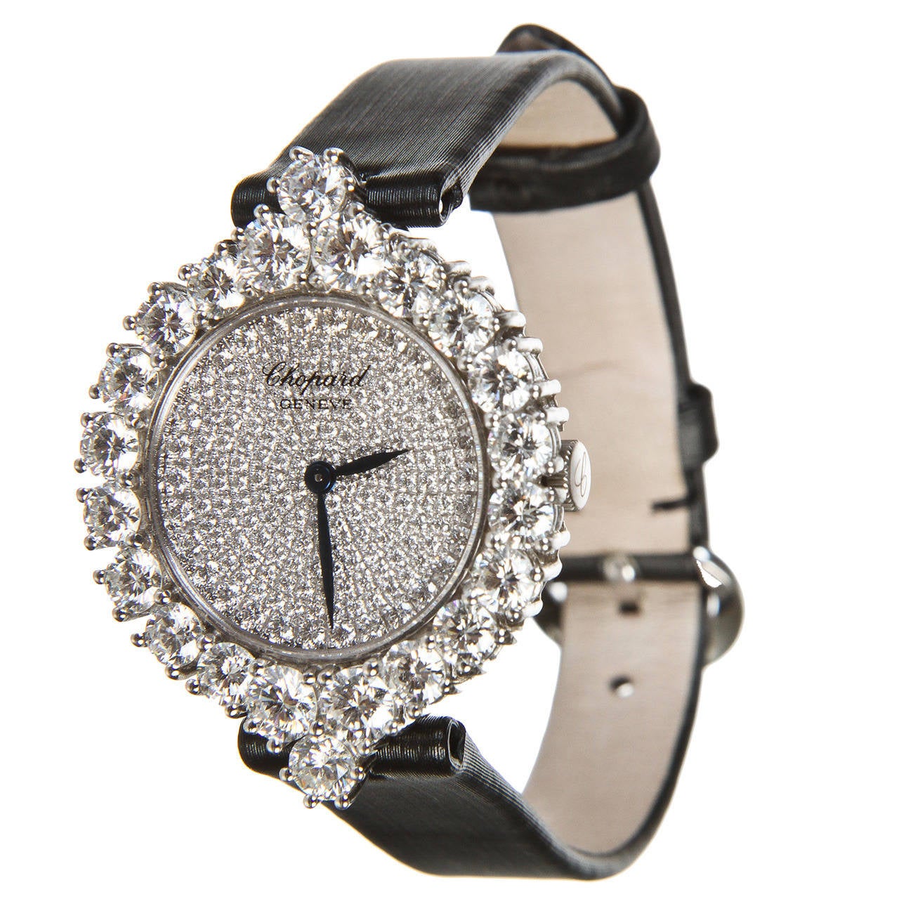 Chopard Lady's White Gold Diamond Wristwatch