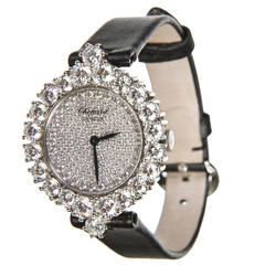 Chopard Lady's White Gold Diamond Wristwatch