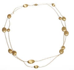 Used Marco Bicego Gold Station Necklace