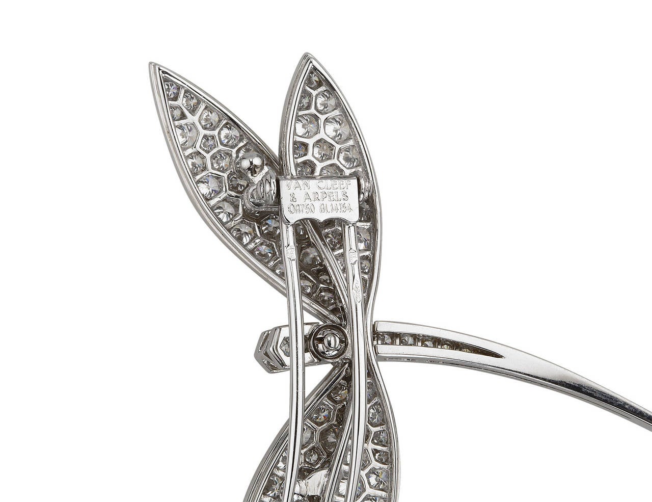 Van Cleef & Arpels Diamond Gold Dragonfly Libellule Brooch