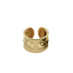 Youmna Fine Jewellery 18 Karat Yellow Gold Gladiator Bubble Band Ring