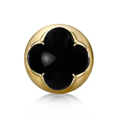 Youmna Fine Jewellery 18 Karat Yellow Gold with Onyx Gothic Cocktail Ring