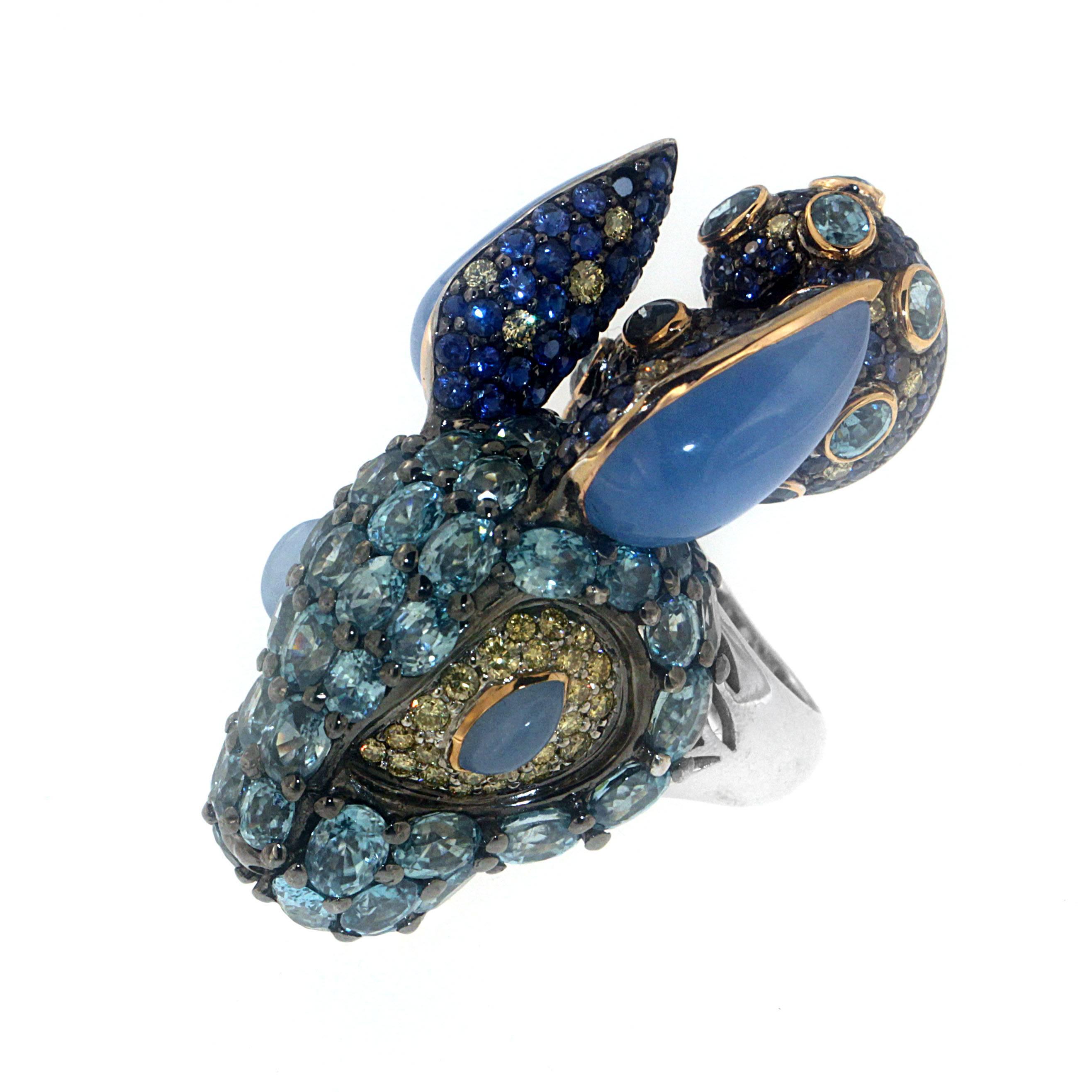 Wonderland Bunny Ring, a Zorab Creation