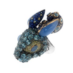 Antique Wonderland Bunny Ring, a Zorab Creation