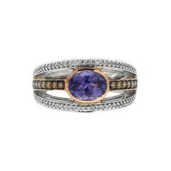 Zorab Creation Tanzanite Trilogy Ring