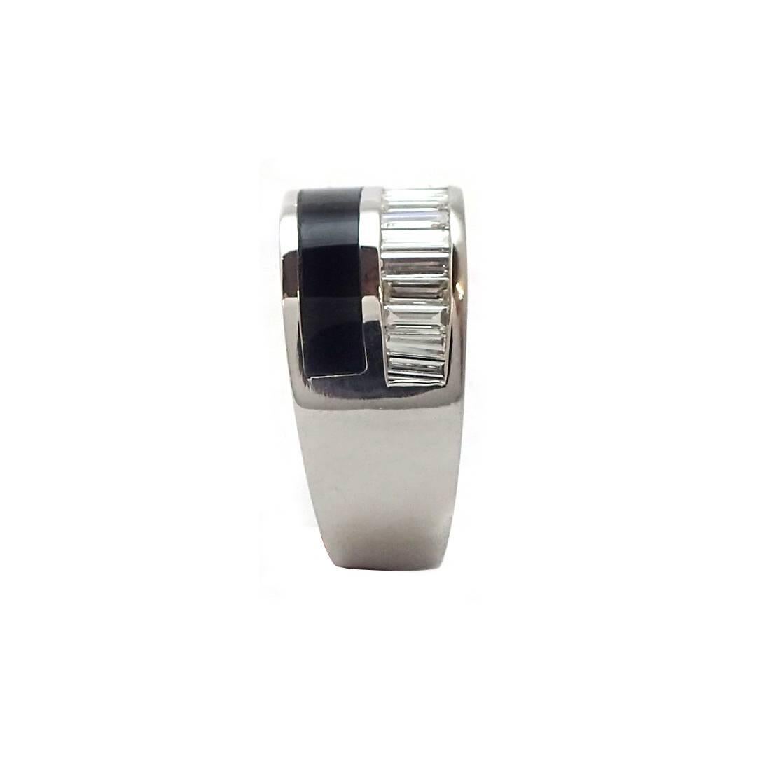 mens gold and onyx ring
