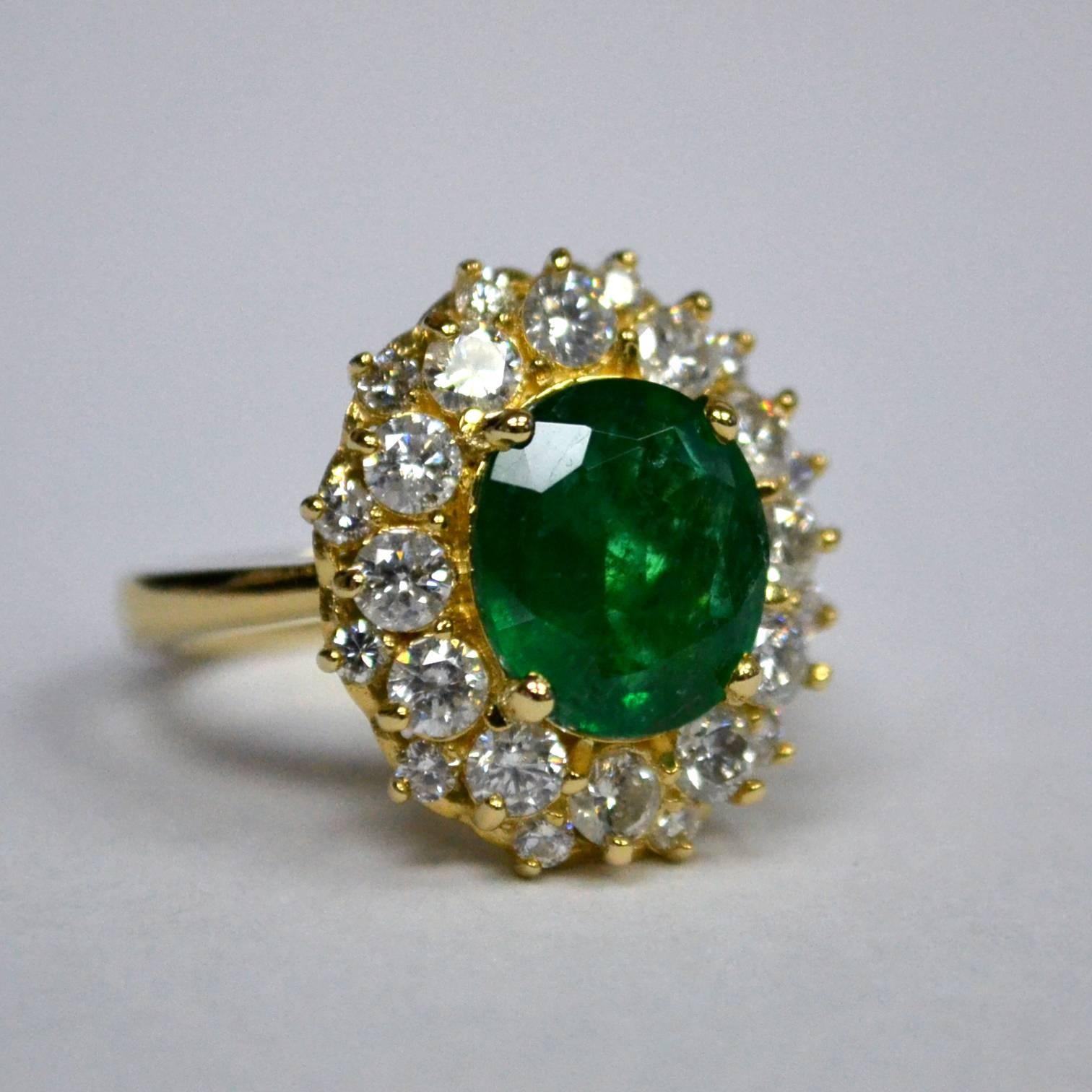 oval emerald engagement rings