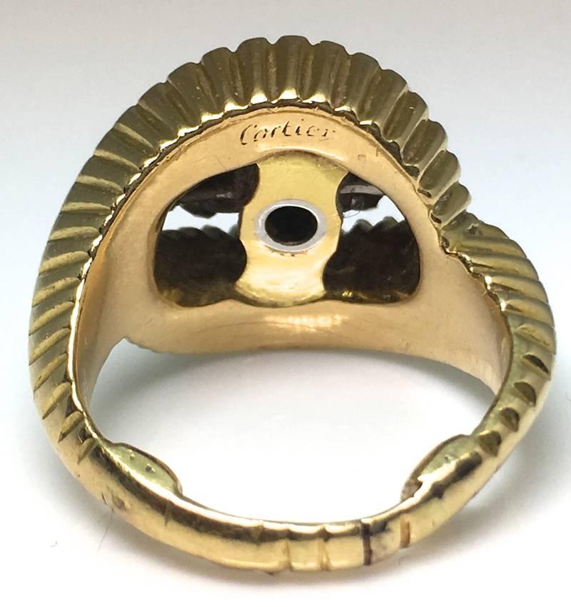 Cartier 1960s Gold and Diamond Ring In New Condition In London, GB
