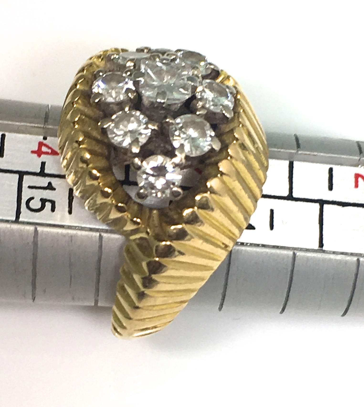 Cartier 1960s Gold and Diamond Ring 2