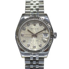 Rolex Ladies Stainless Steel Diamond Datejust Automatic Wristwatch Ref 178274