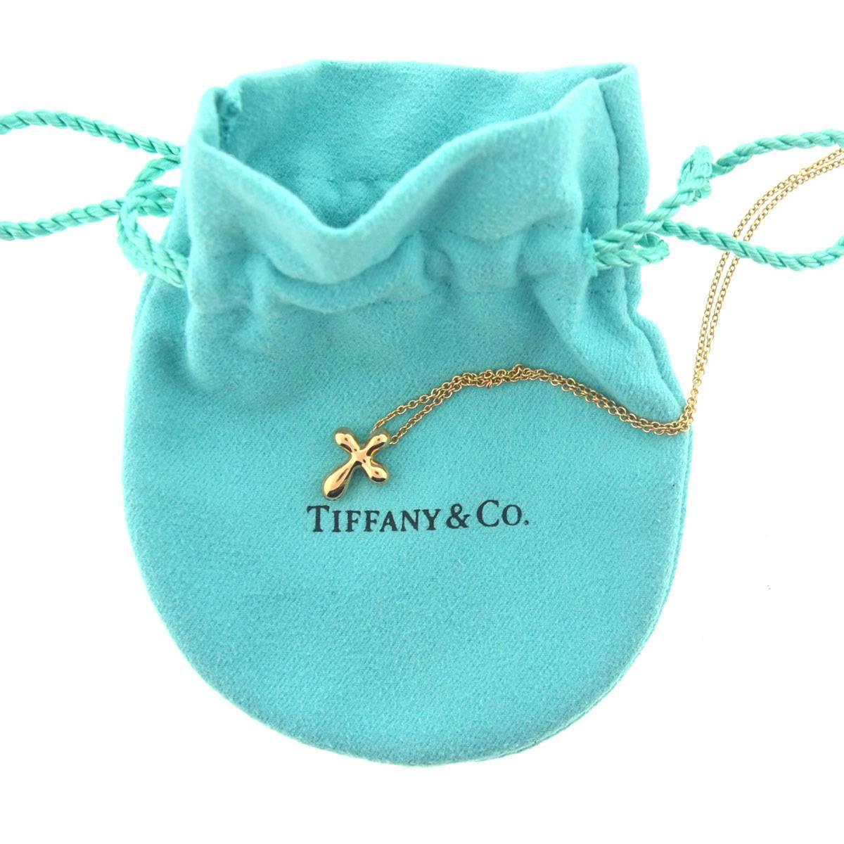 Company - Tiffany & Co
Style - Elsa Peretti Cross Pendant Necklace
Metal - 18k Rose Gold
Chain Length - 16
