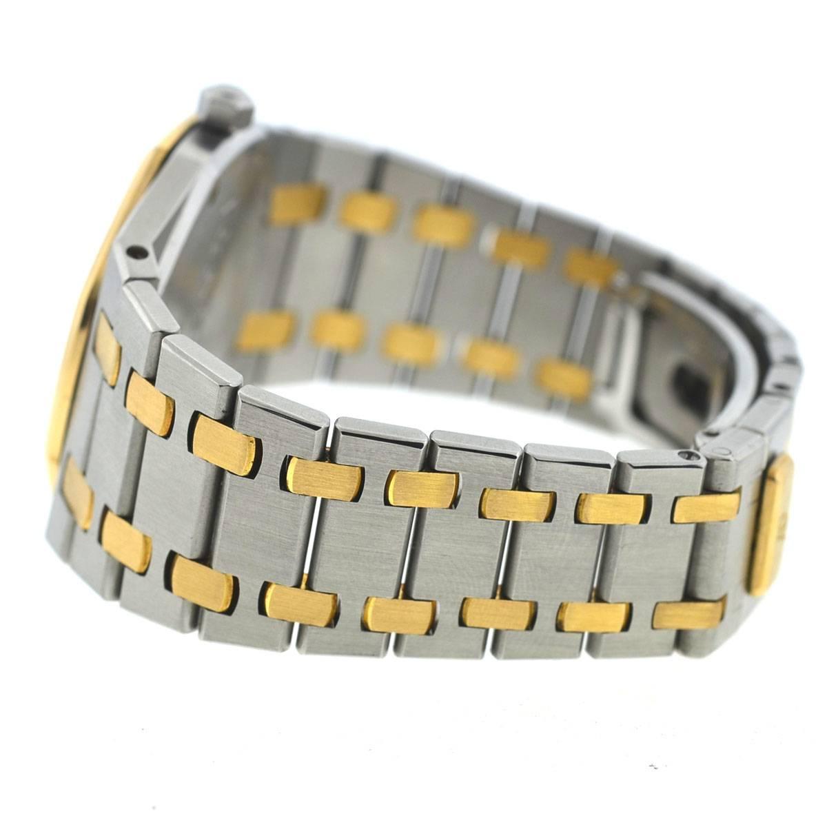 Audemars Piguet Yellow Gold Stainless Steel Royal Oak Quartz Wristwatch 1