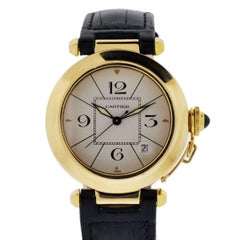 Cartier Yellow Gold Pasha Automatic Wristwatch