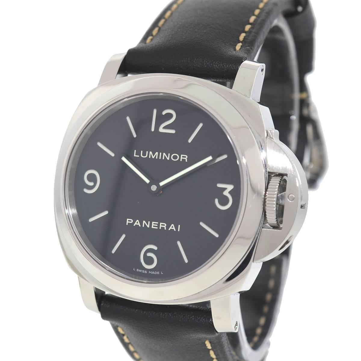 Panerai Luminor PAM 002 Stainless Steel Watch