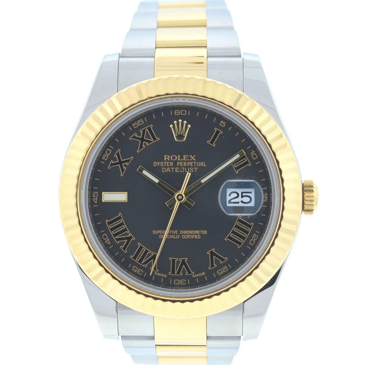 Rolex 116333 Datejust II Two-Tone Gold and Stainless Steel Automatic Watch