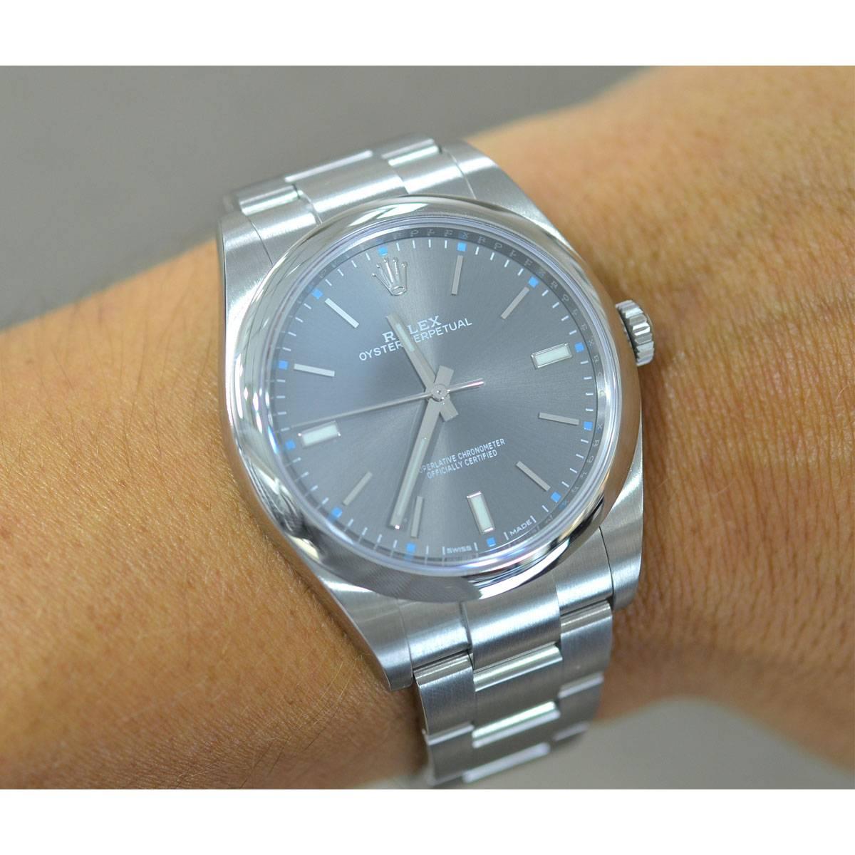 Rolex 114300 Oyster Perpetual Stainless Steel Automatic Watch 3