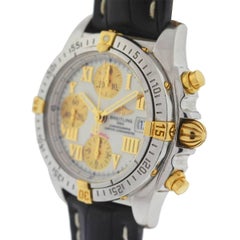 Breitling B13358 Chronograph Cockpit Automatic Leather Strap Watch