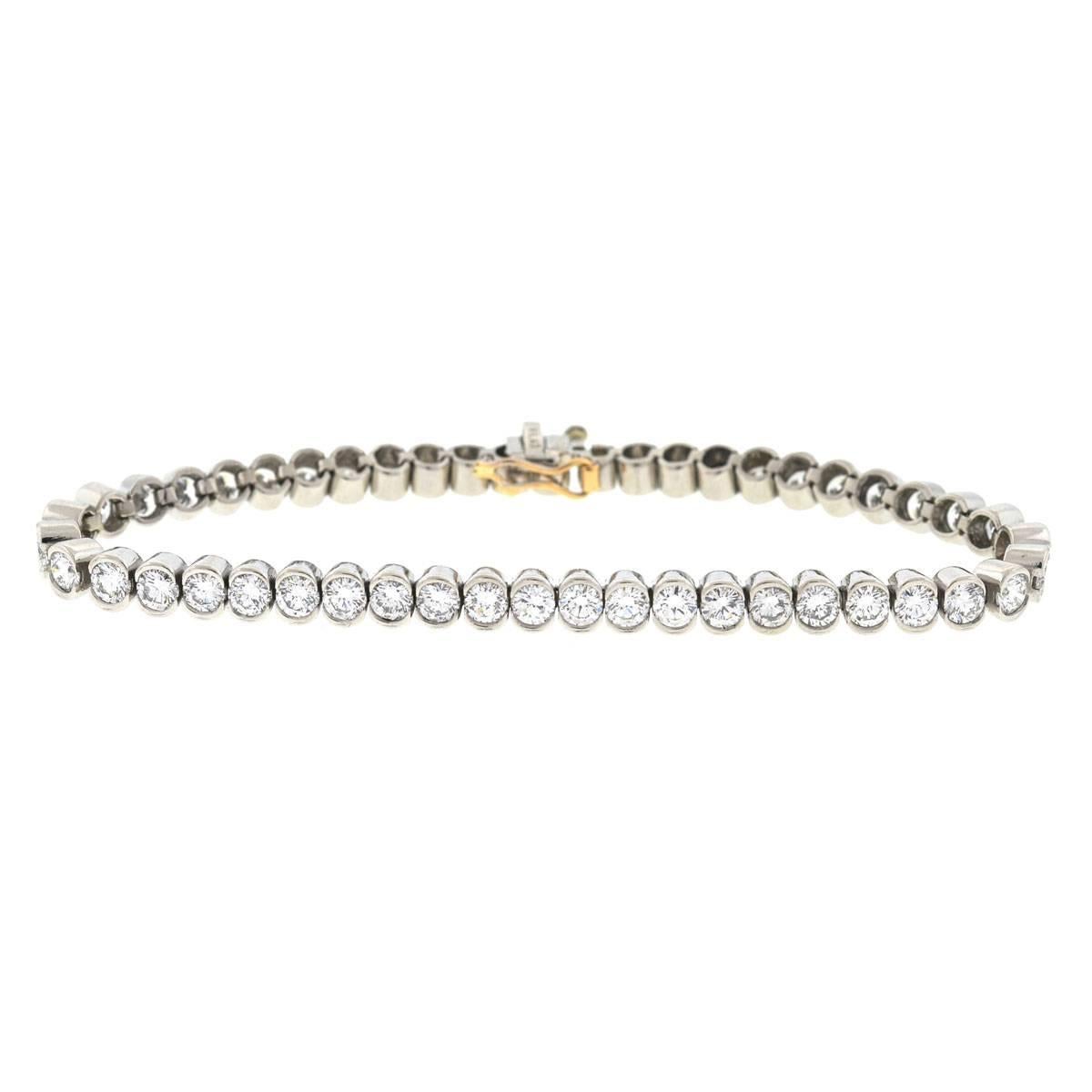 9.5 carat diamond tennis bracelet