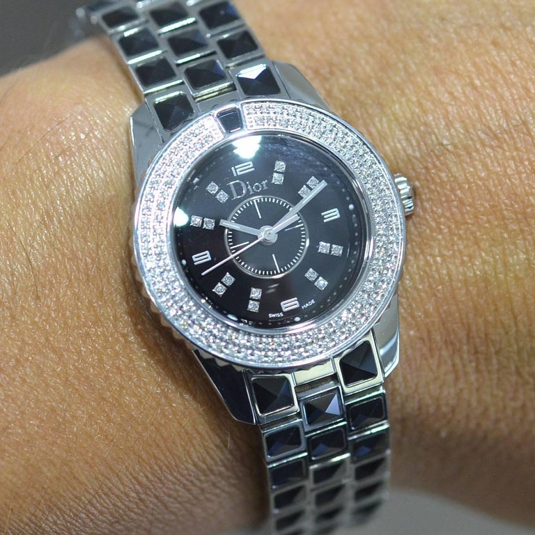 Christian Dior Christal CD112119 Diamond Bezel Ladies Watch  display picture 3