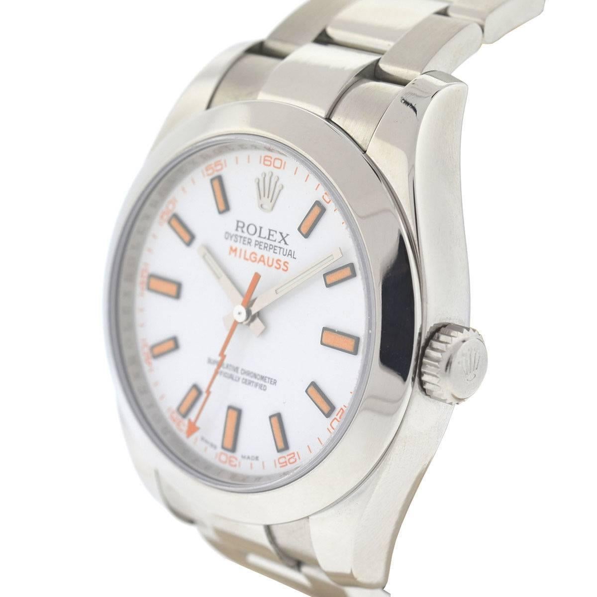 Company - Rolex
Style - Dress/Formal
Model - Milgauss
Reference Number - 116400 