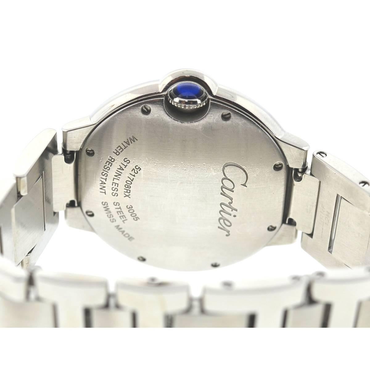 Cartier 3005 Ballon Bleu Midsize Stainless Steel Quartz Watch 1
