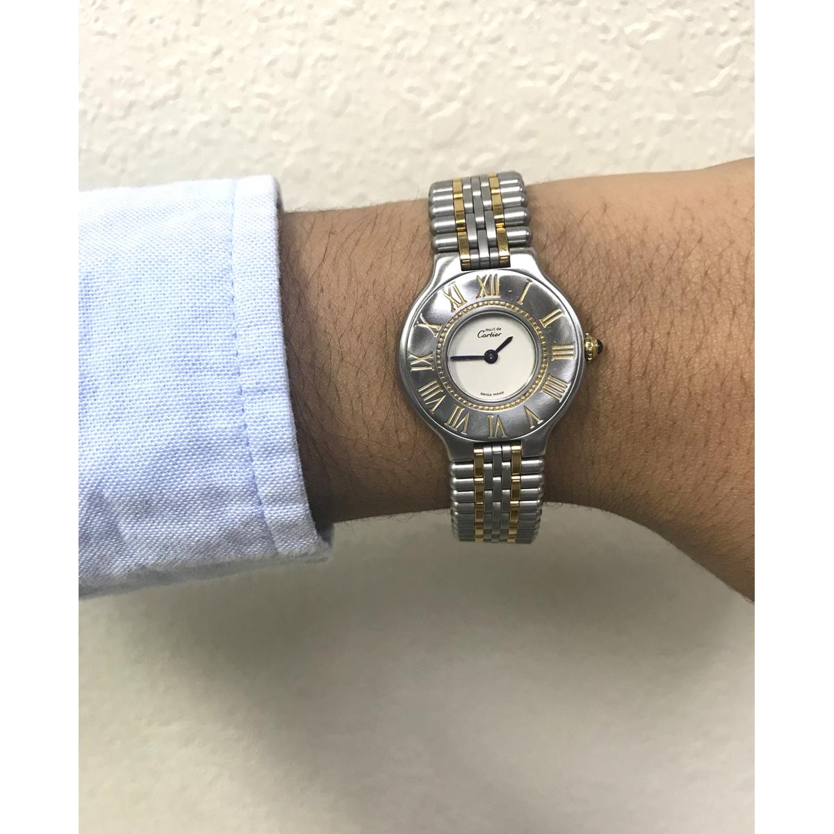 Cartier Must 21 Ladies Two-Tone Watch 2
