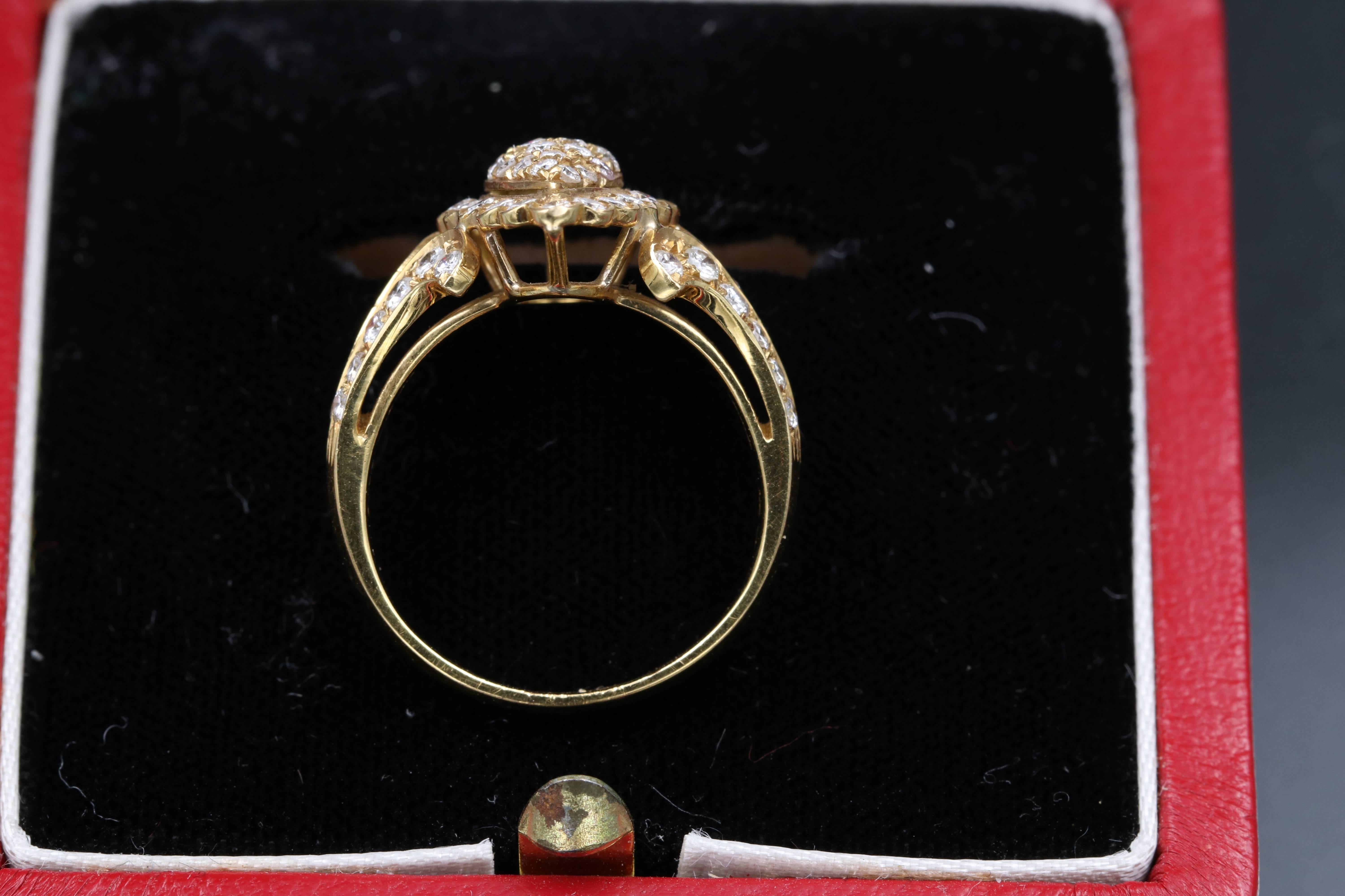 Gold and Diamonds Cartier Ring 2
