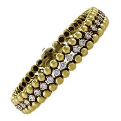 Boucheron Diamond Gold Bracelet