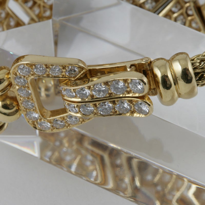 René Boivin Diamond and Gold ‘Hindu’ Bracelet 1