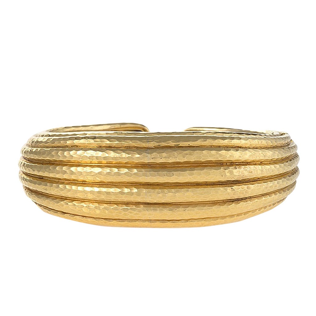 Andrew Clunn Gold Cuff Bracelet