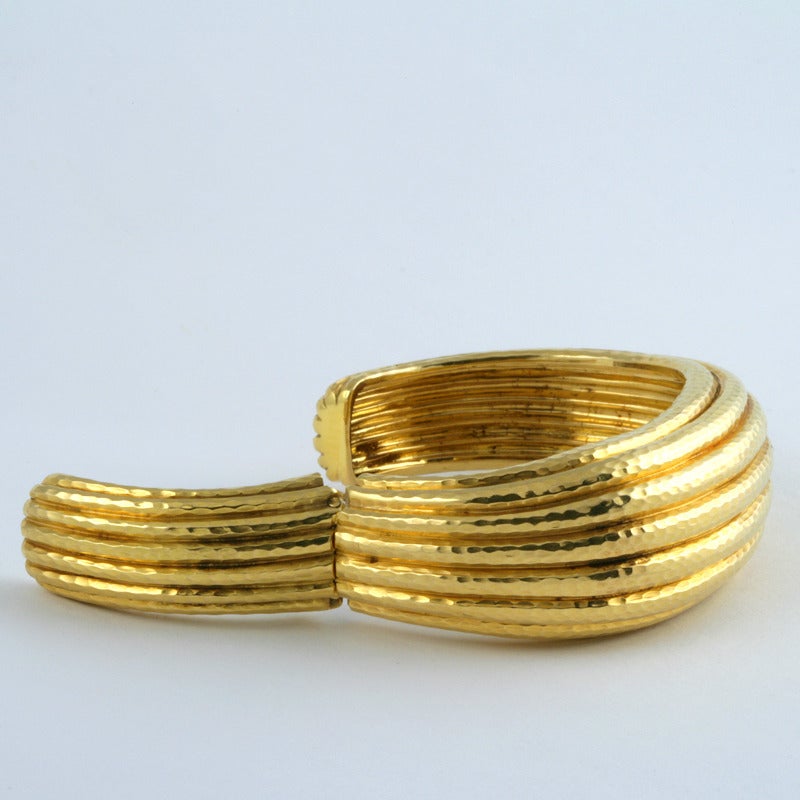 Andrew Clunn Gold Cuff Bracelet 1