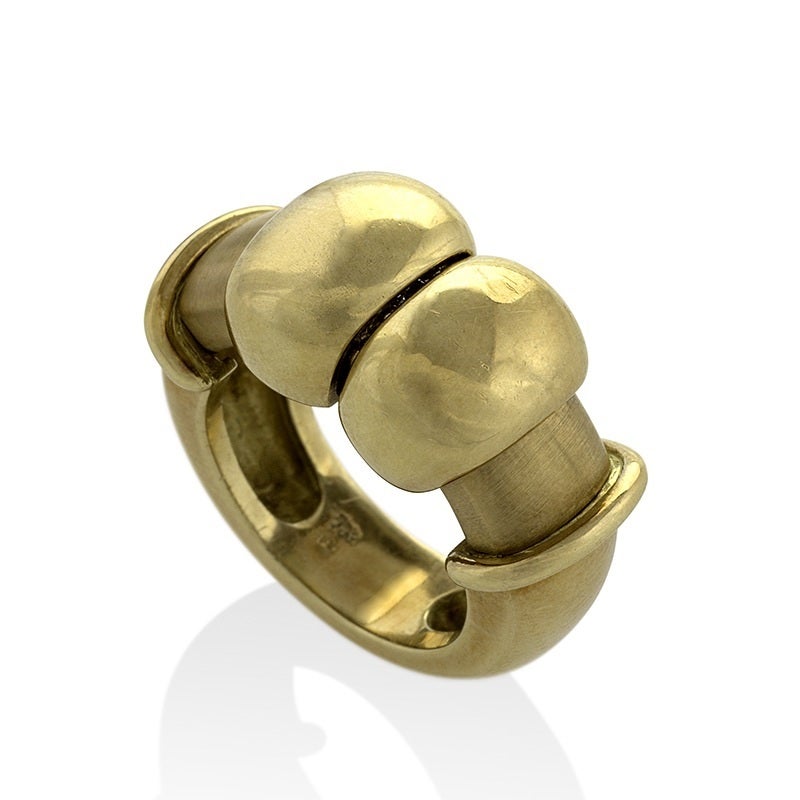 Rene Boivin Diamond Gold “Sliding” Ring