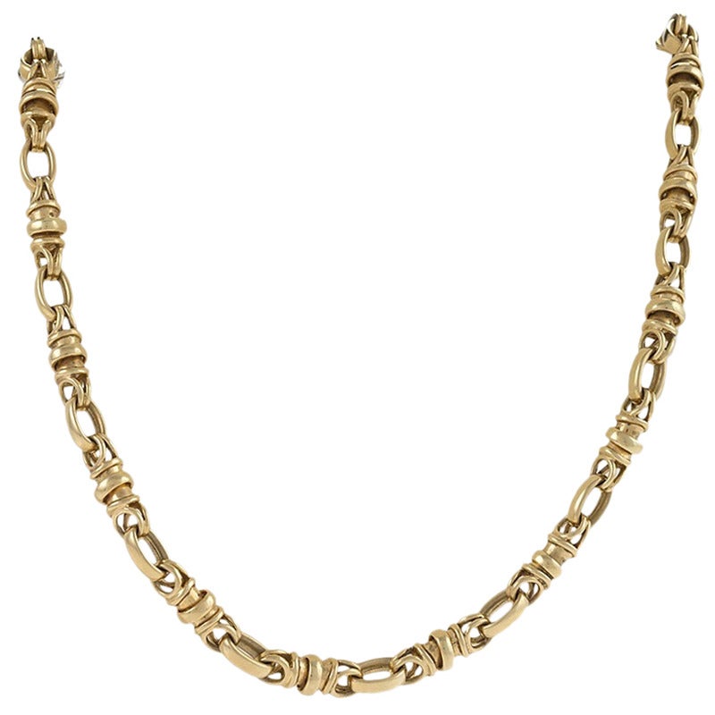 Piaget Late-20th Century Gold Link Necklace/Bracelet