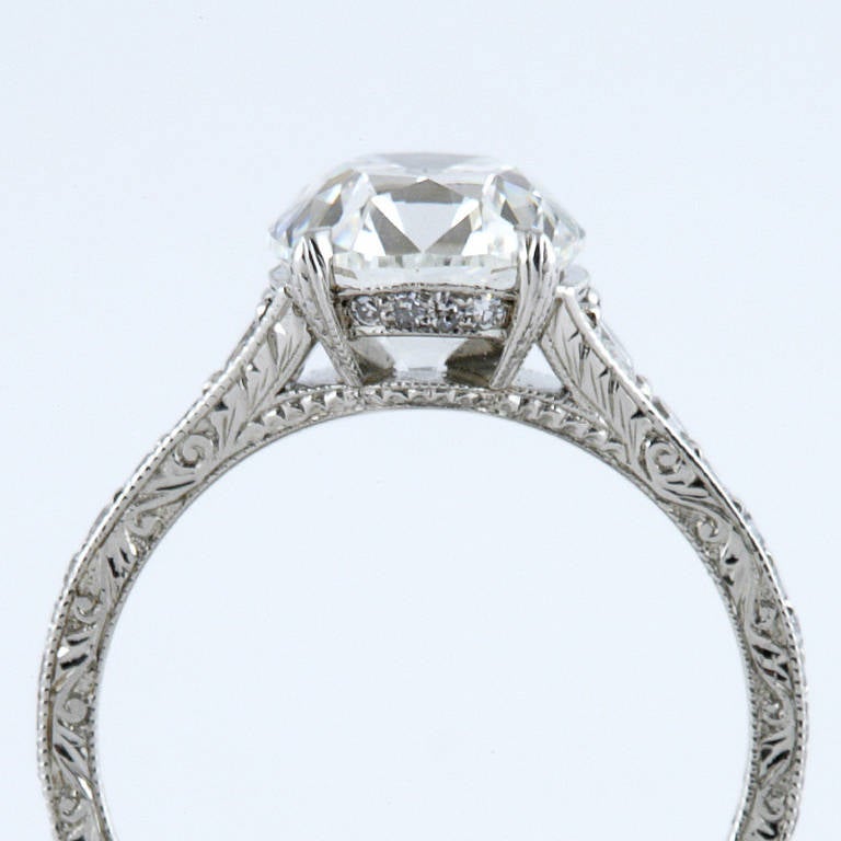 Women's Oval Cushion-Cut Diamond Ring  For Sale