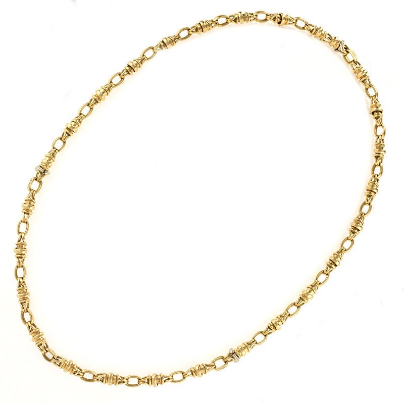 Piaget Late-20th Century Gold Link Necklace/Bracelet In Excellent Condition In New York, NY
