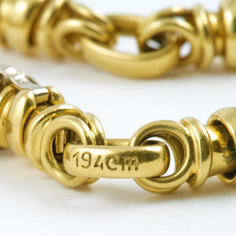 Piaget Late-20th Century Gold Link Necklace/Bracelet 2