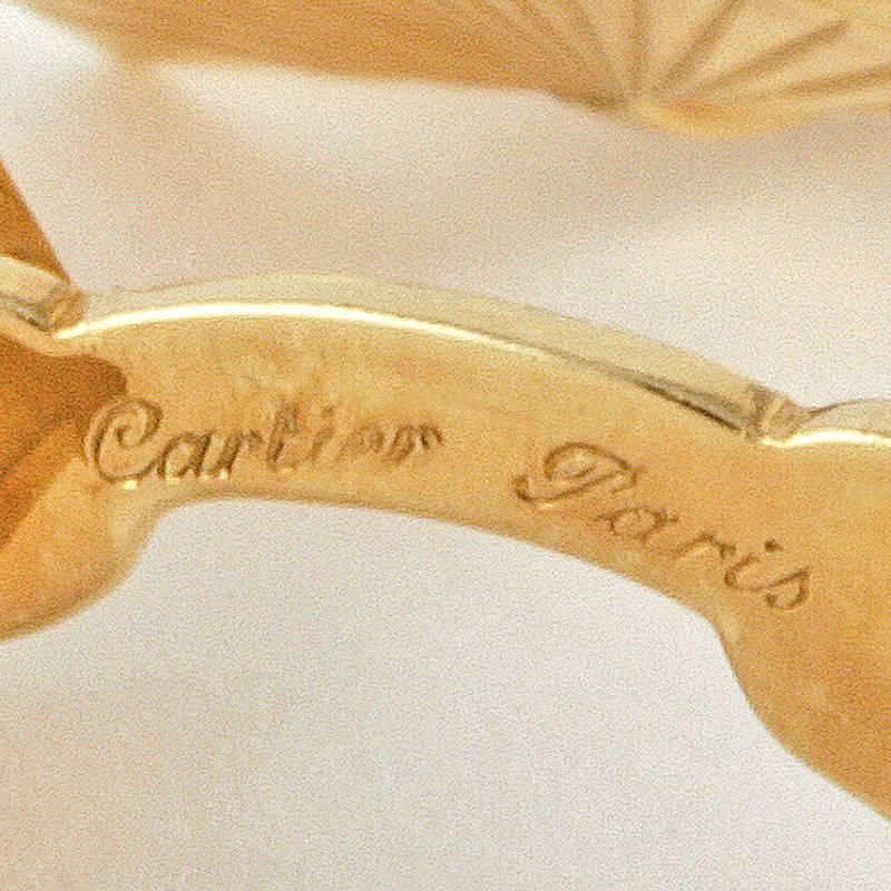 Cartier Paris 1960s Gold Cuff Links 1