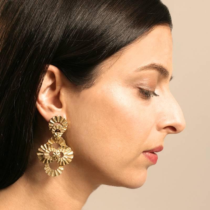 Late 20th Century Gold Earrings 3