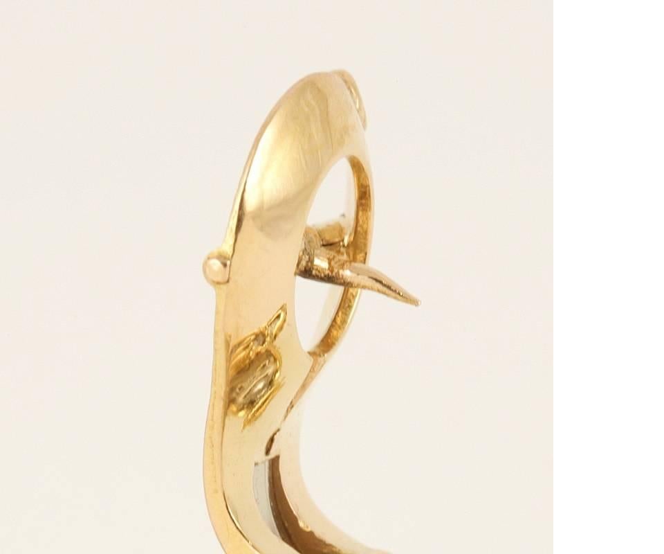 Van Cleef & Arpels Paris Georges L'Enfant Mid-20th Century Diamond Gold Earrings 4