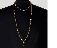 French Antique Gold Long Chain