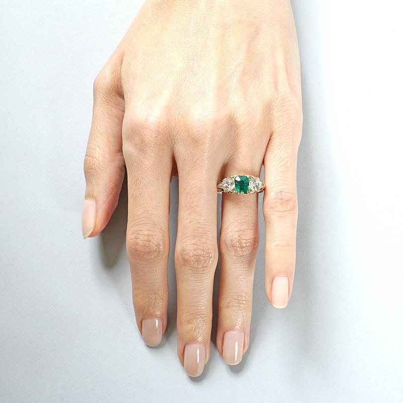 antique three stone rings