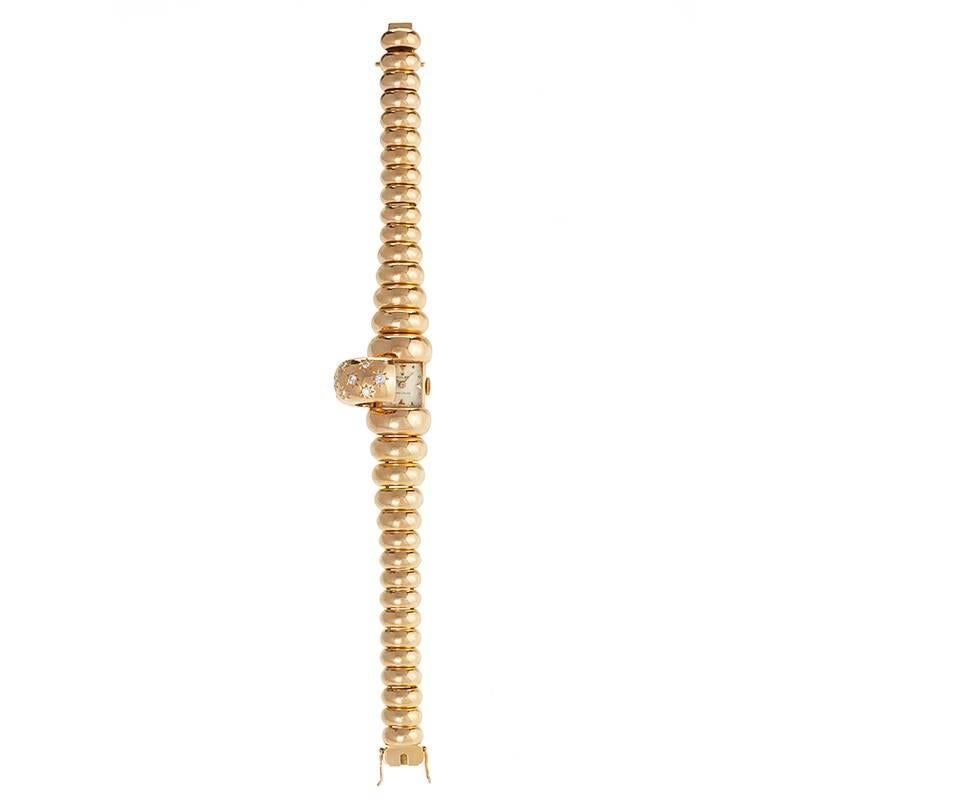 Rolex Retro Diamond and Rose Gold Watch/Bracelet 2