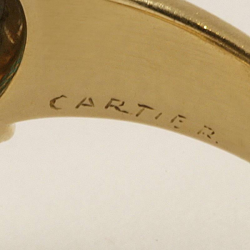 Women's Cartier 1960s Turquoise, Diamond and Gold Cocktail or Dinner Ring