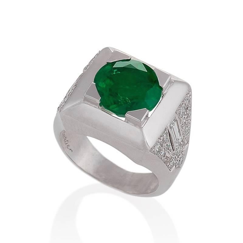 colombian emerald ring