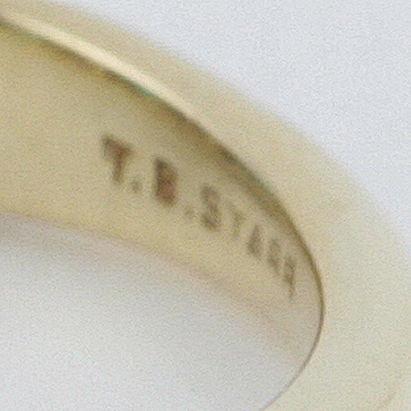Women's T. B. Starr Antique emerald Diamond gold 5-stone ring