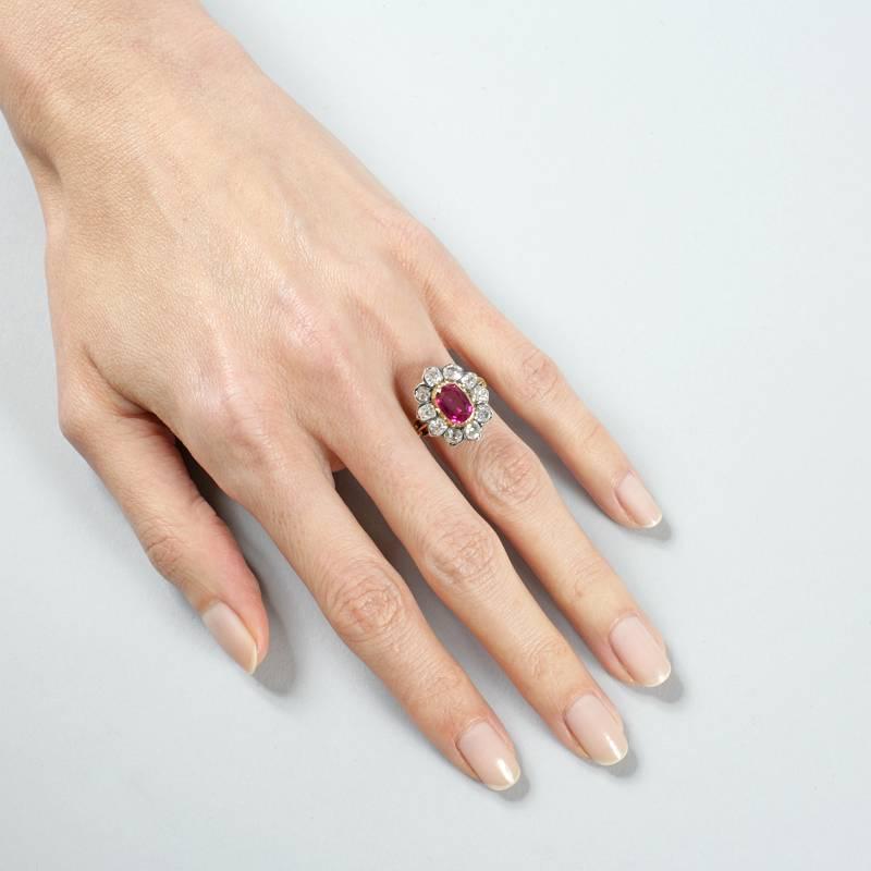 antique ruby engagement rings