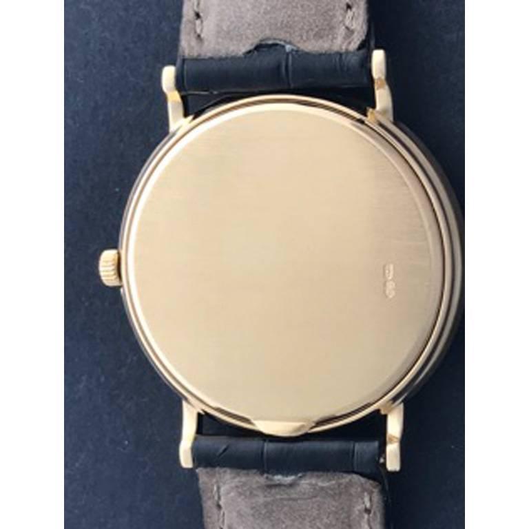 Patek Philippe Yellow Gold Calatrava Quartz Wristwatch Ref 3744 J  1